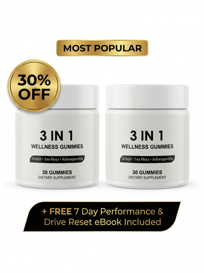 Shilajit 3-in-1 Men’s Wellness Gummies